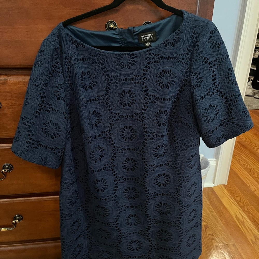 Adrianna Papell Woman dark teal dress.  18W